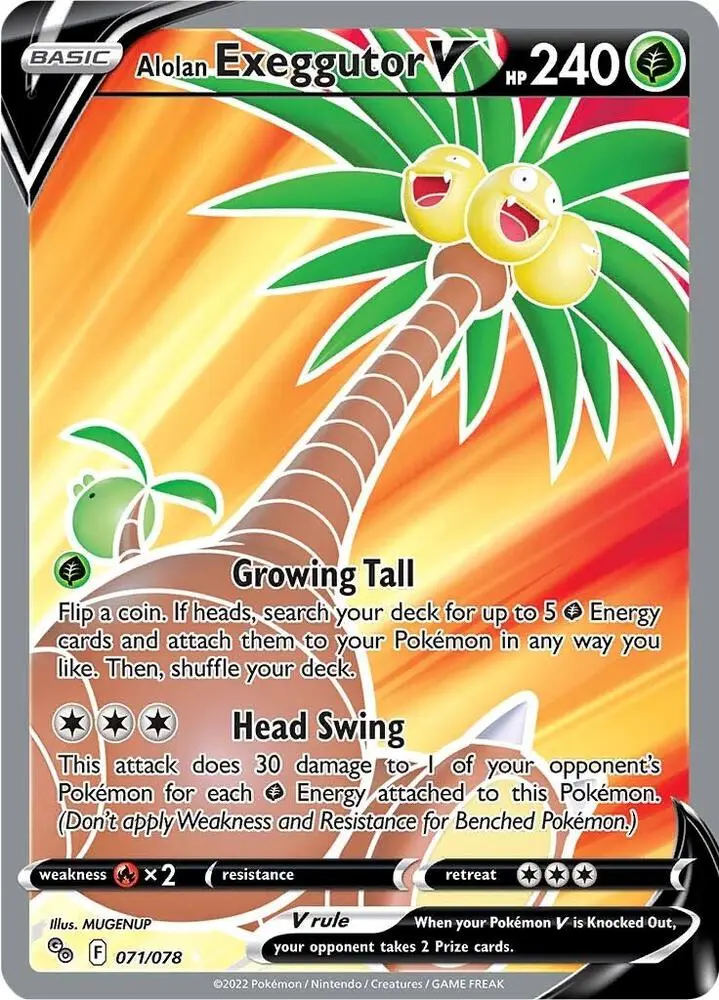 Alolan Exeggutor V, Pokémon GO 071/78