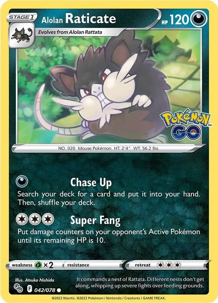 Alolan Raticate, Pokémon GO 042/78