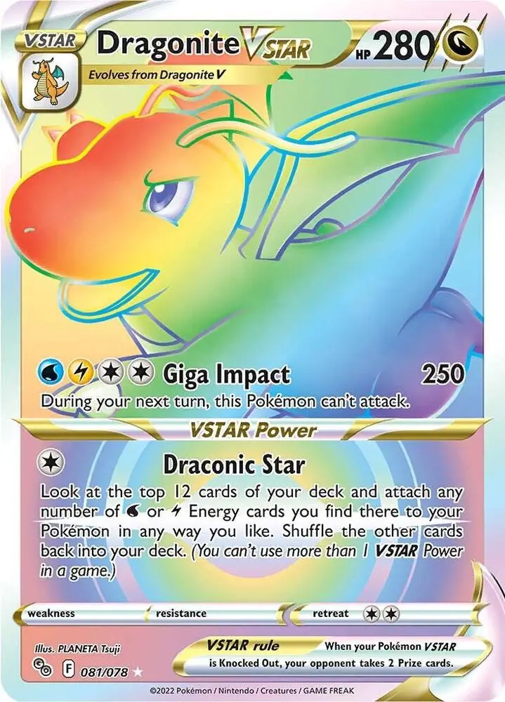 Dragonite VSTAR, Pokémon GO 081/78
