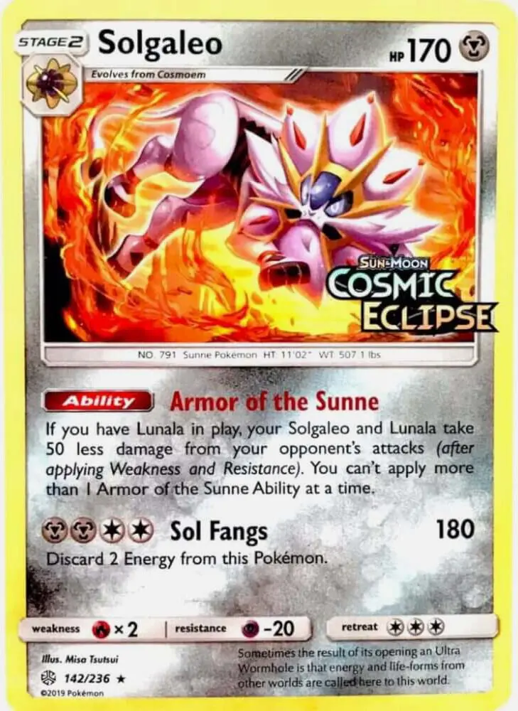Solgaleo, Miscellaneous Cards & Products 142/236