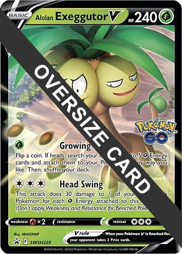 Alolan Exeggutor V, Jumbo cards SWSH225
