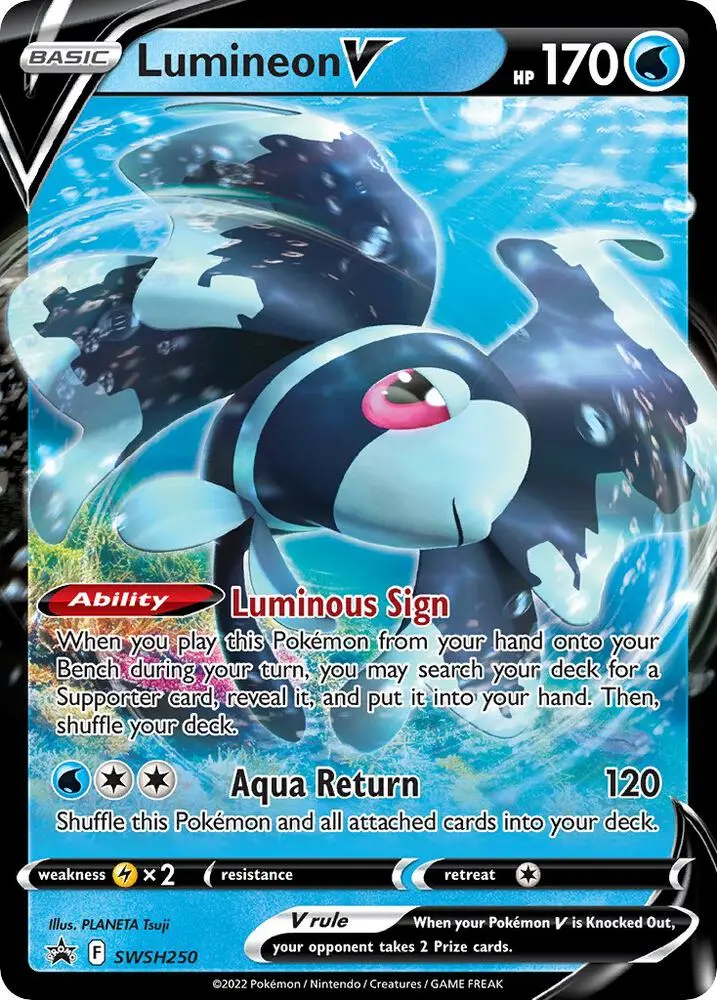 Lumineon V, SWSH Black Star Promos SWSH250/307