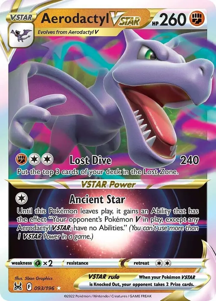 Aerodactyl VSTAR, Lost Origin 093/196