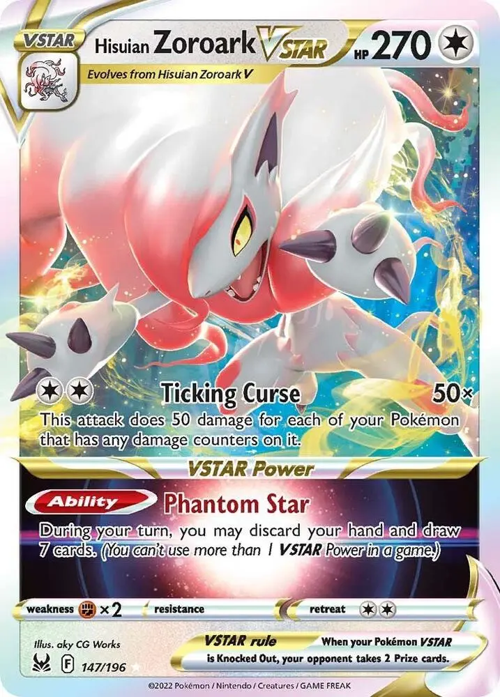 Hisuian Zoroark VSTAR, Lost Origin 147/196