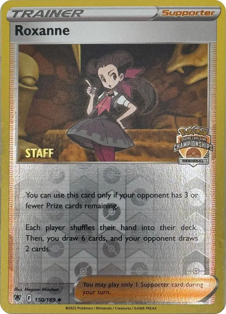 Roxanne, League & Championship Cards 150/189
