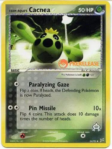 Team Aqua's Cacnea, Miscellaneous Cards & Products 024/095