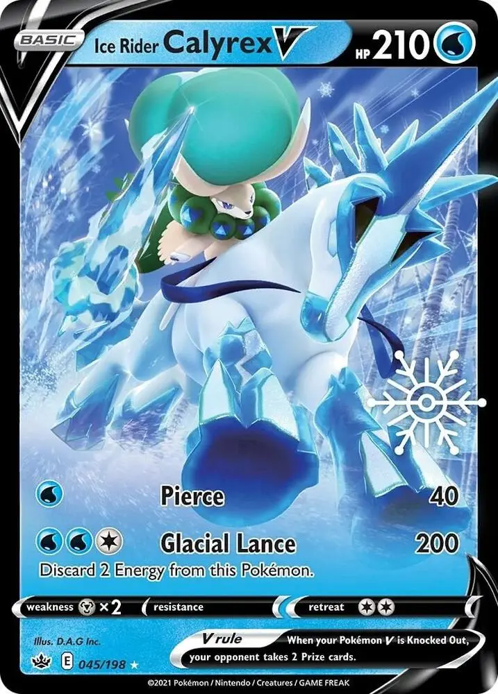 Ice Rider Calyrex V, Miscellaneous Cards & Products 045/198