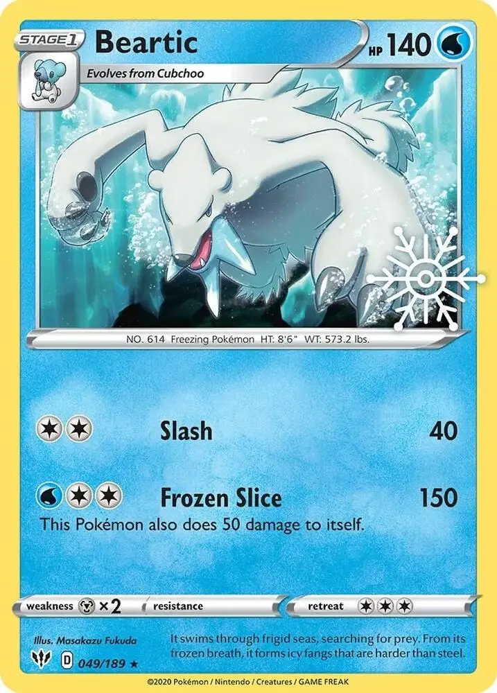 Beartic, Miscellaneous Cards & Products 049/189