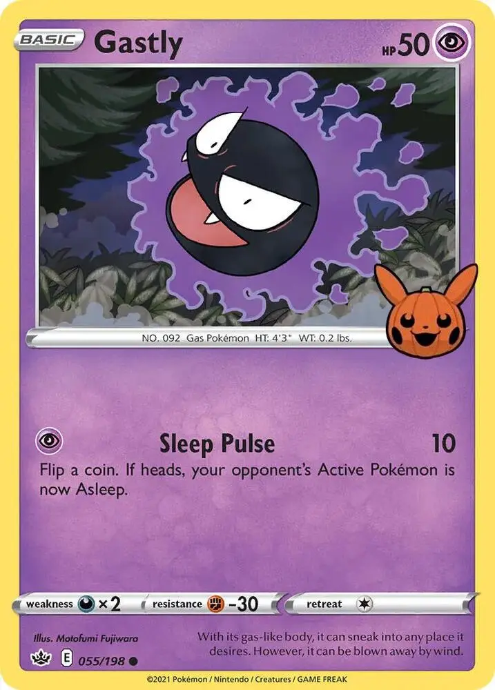 Gastly, Trick or Trade BOOster Bundle 055/198