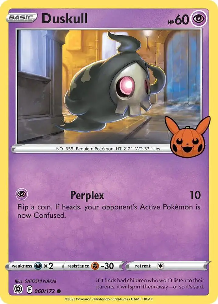 Duskull, Trick or Trade BOOster Bundle 060/172