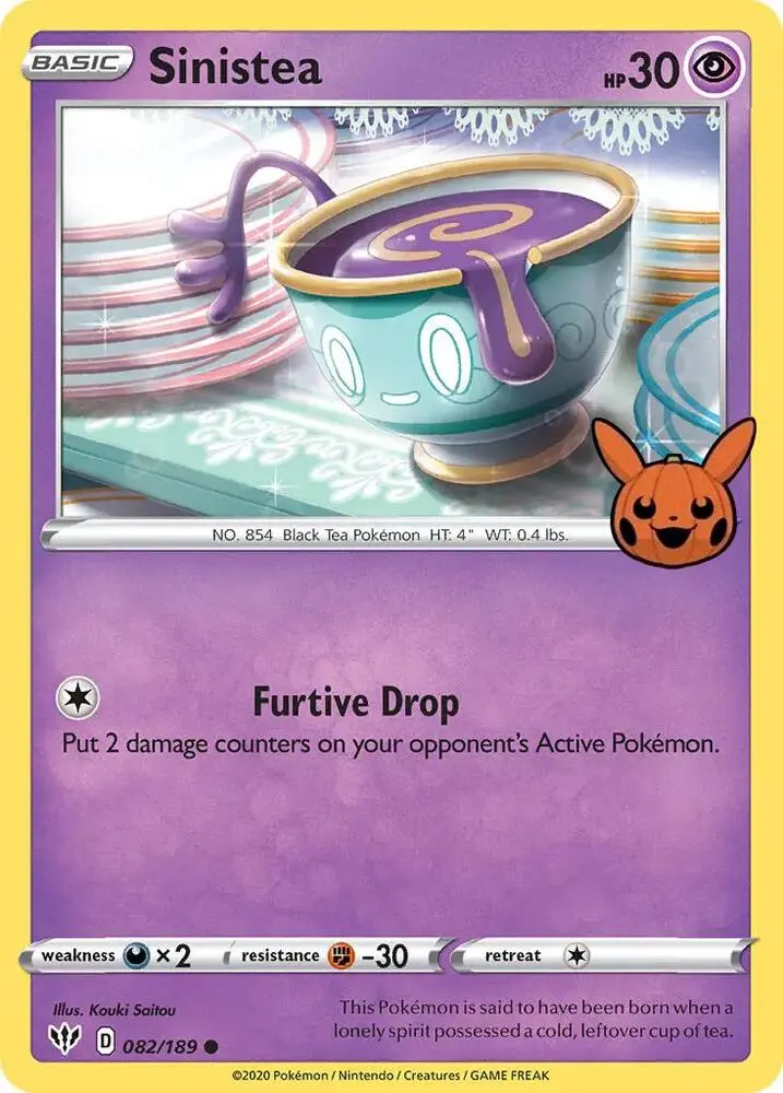 Sinistea, Trick or Trade BOOster Bundle 082/189