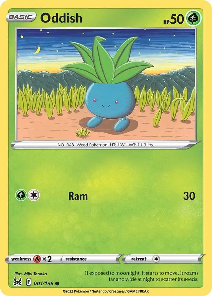Oddish, Lost Origin 001/196
