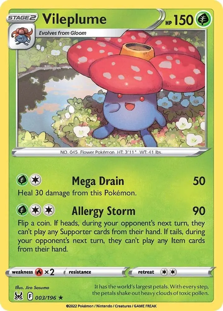 Vileplume, Lost Origin 003/196