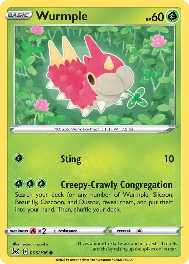 Wurmple, Lost Origin 006/196