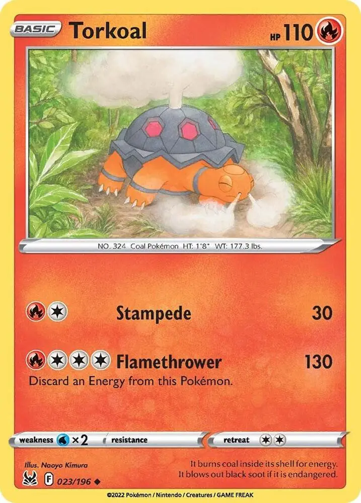 Torkoal, Lost Origin 023/196