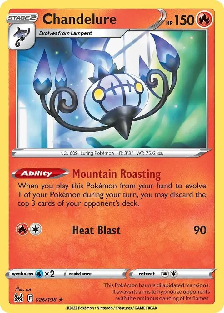 Chandelure, Lost Origin 026/196