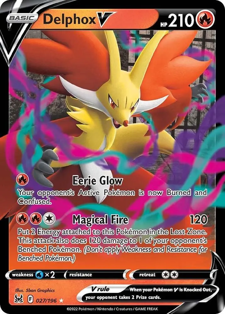 Delphox V, Lost Origin 027/196