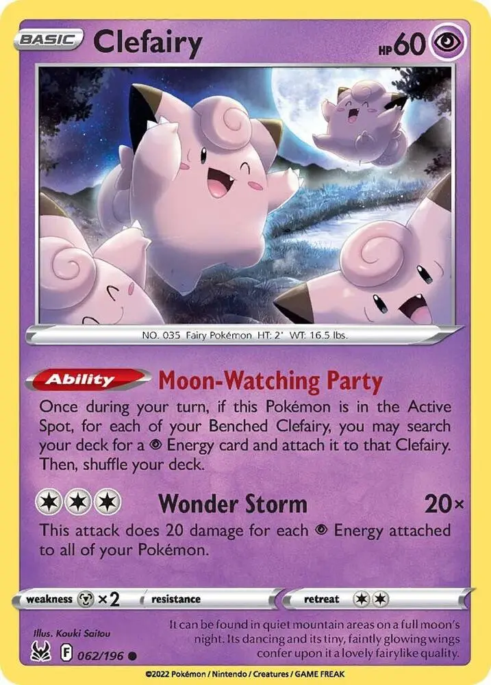 Clefairy, Lost Origin 062/196
