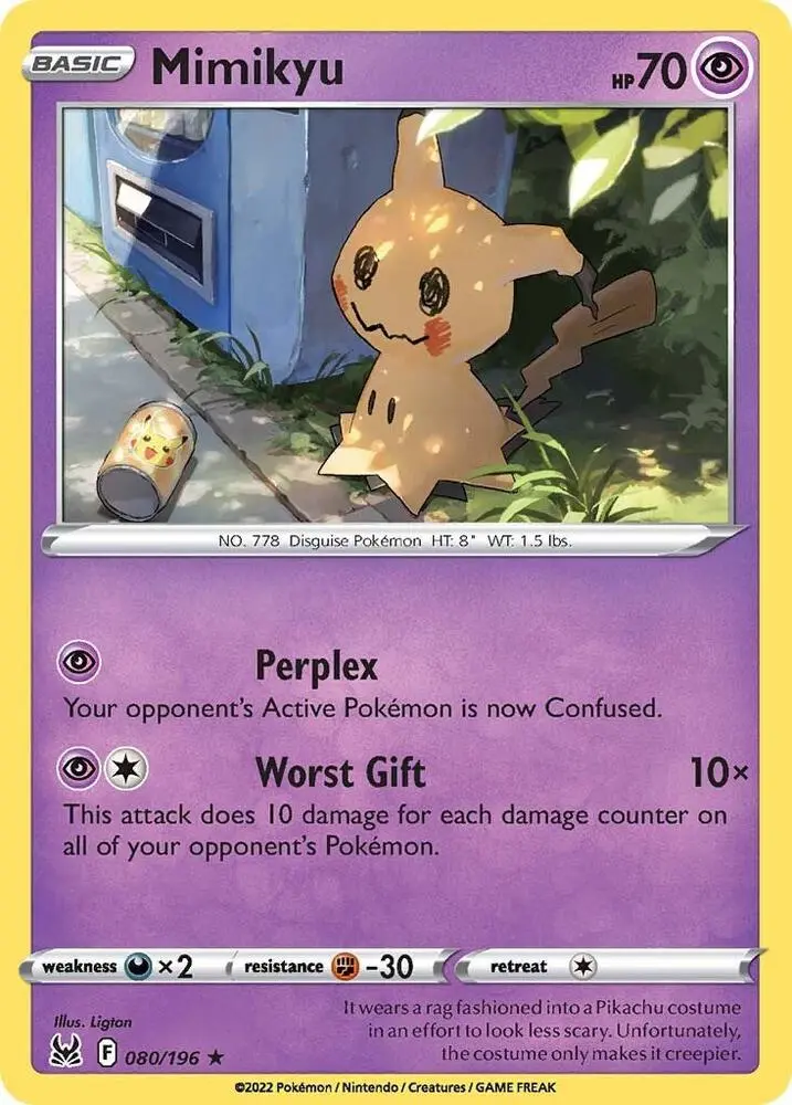 Mimikyu, Lost Origin 080/196