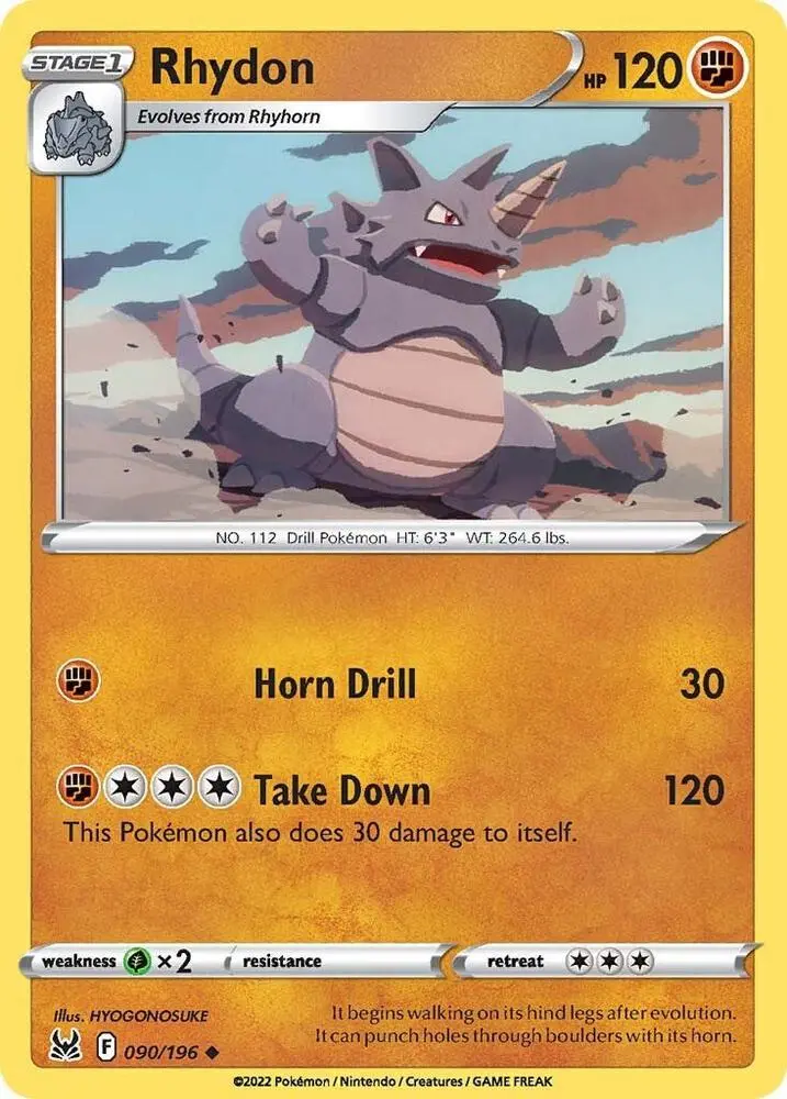 Rhydon, Lost Origin 090/196