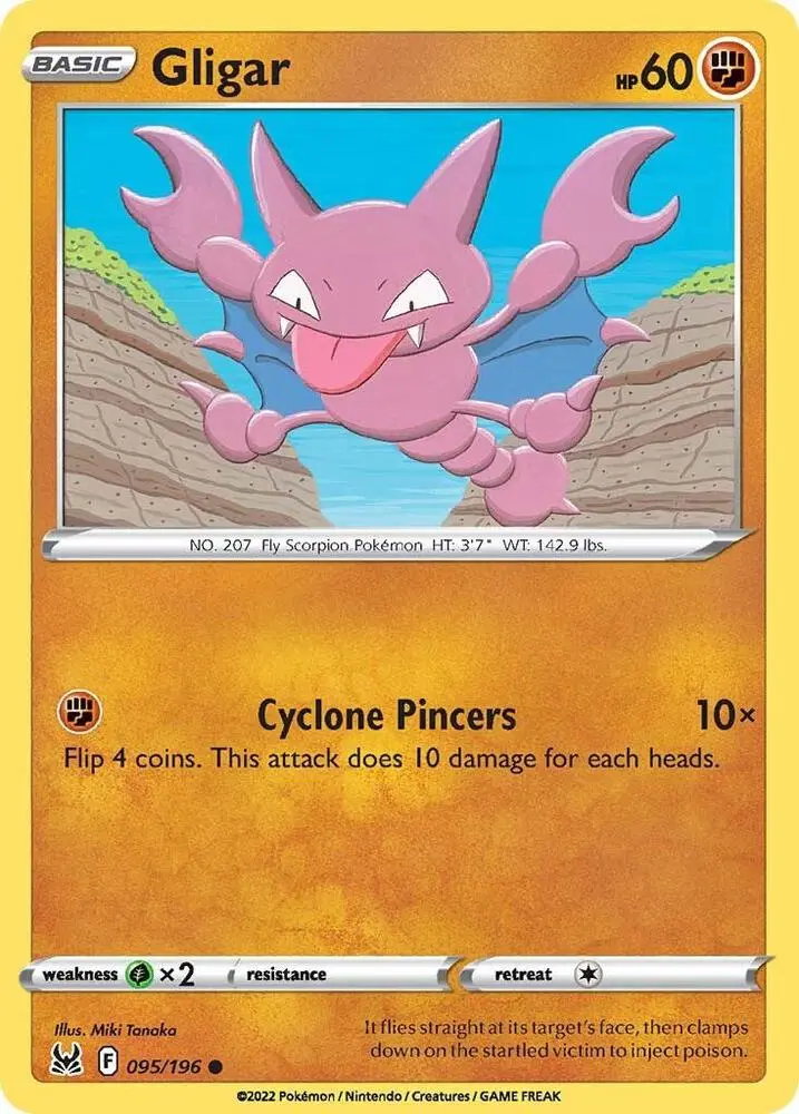 Gligar, Lost Origin 095/196