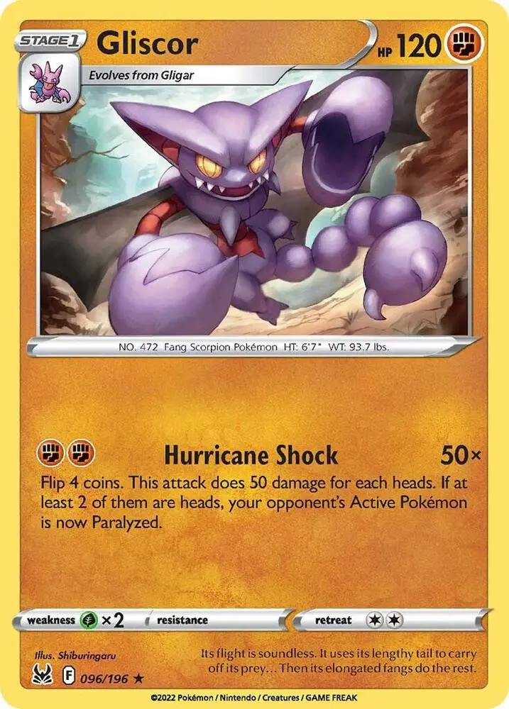 Gliscor, Lost Origin 096/196