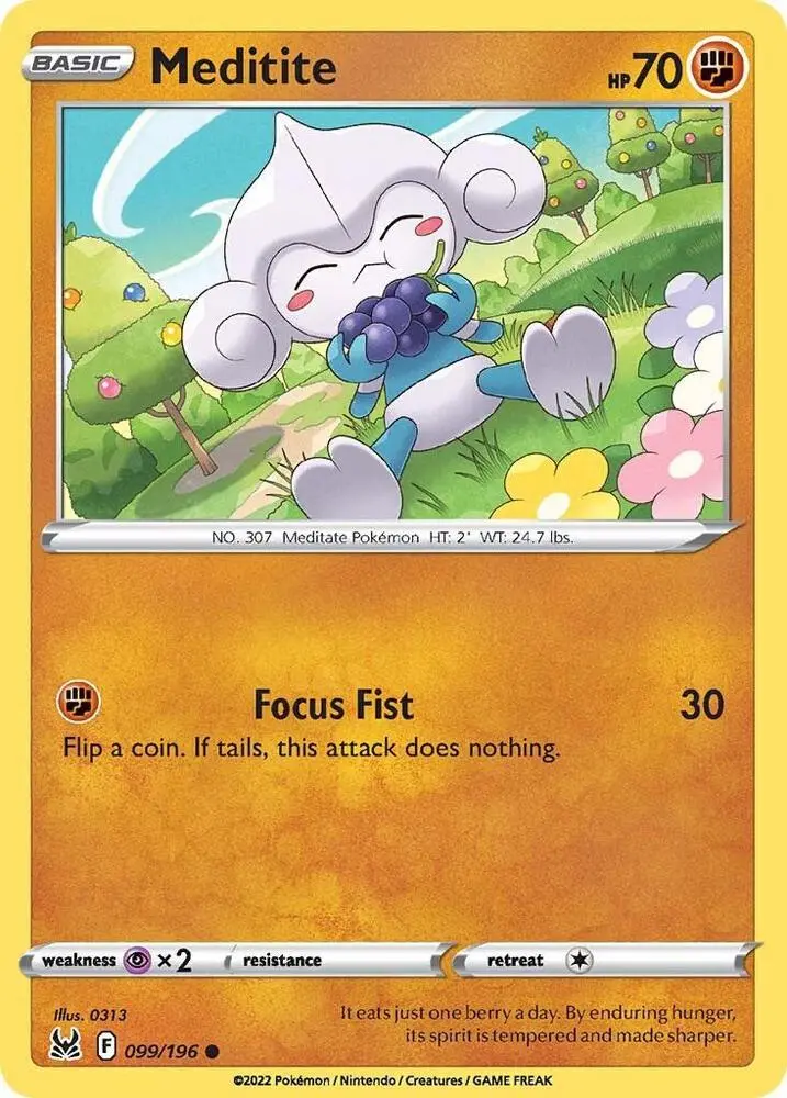 Meditite, Lost Origin 099/196