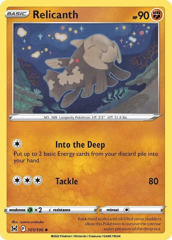 Relicanth, Lost Origin 101/196