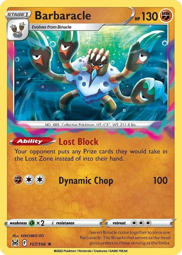 Barbaracle, Lost Origin 107/196