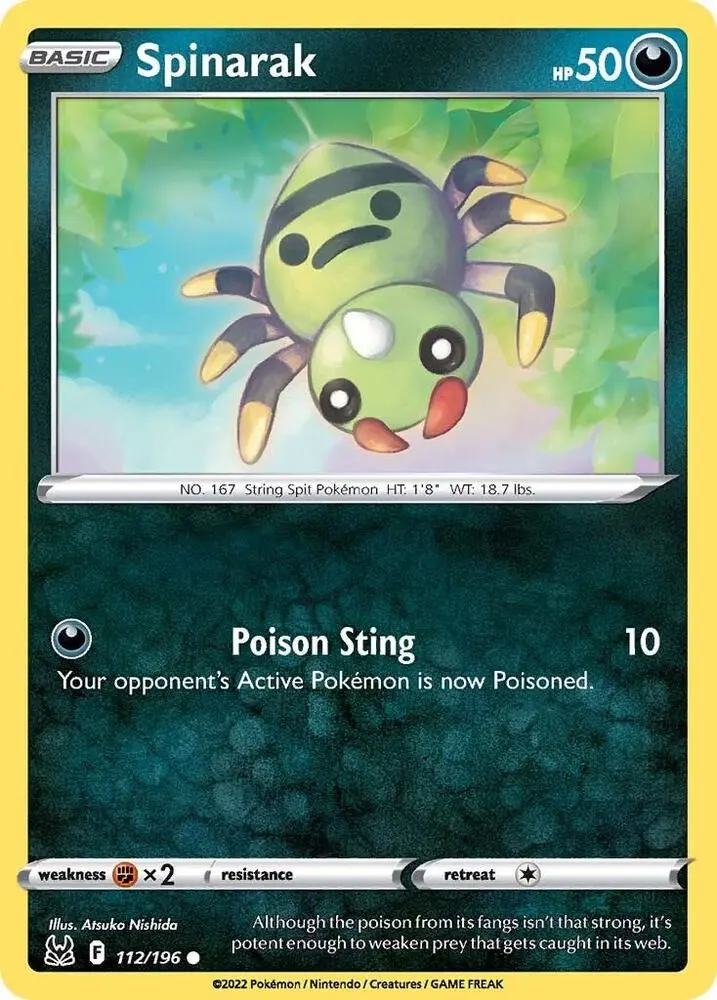 Spinarak, Lost Origin 112/196