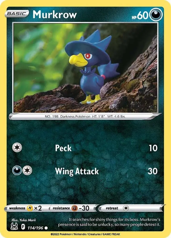 Murkrow, Lost Origin 114/196