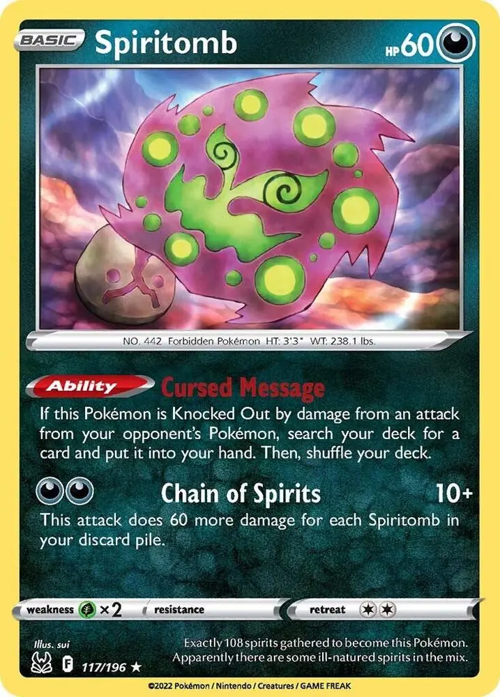 Spiritomb, Lost Origin 117/196