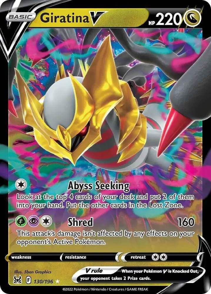 Giratina V, Lost Origin 130/196