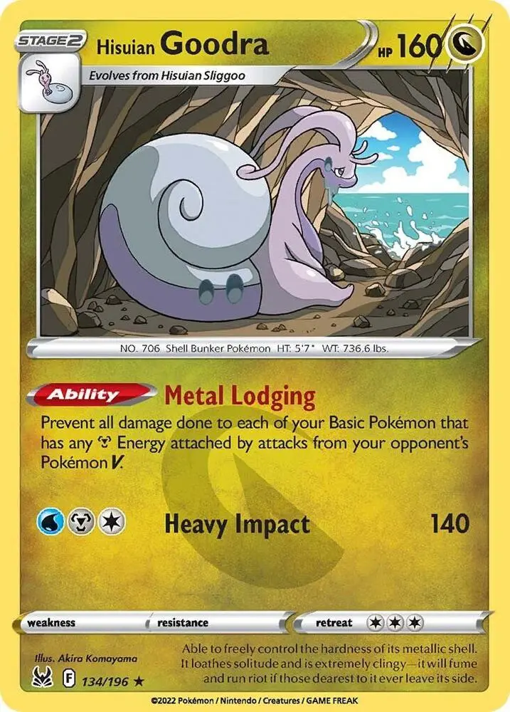 Hisuian Goodra, Lost Origin 134/196