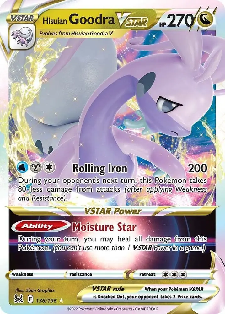 Hisuian Goodra VSTAR, Lost Origin 136/196