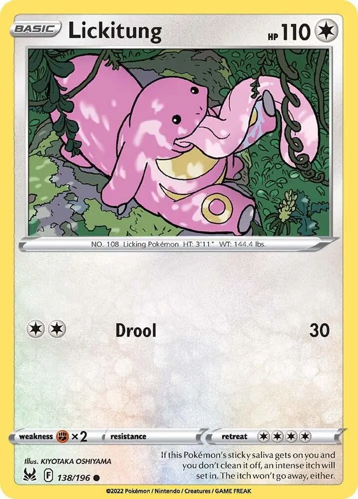 Lickitung, Lost Origin 138/196