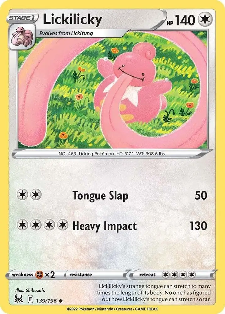 Lickilicky, Lost Origin 139/196