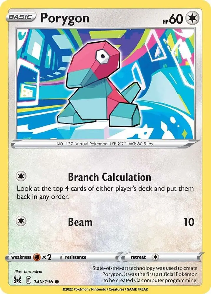 Porygon, Lost Origin 140/196