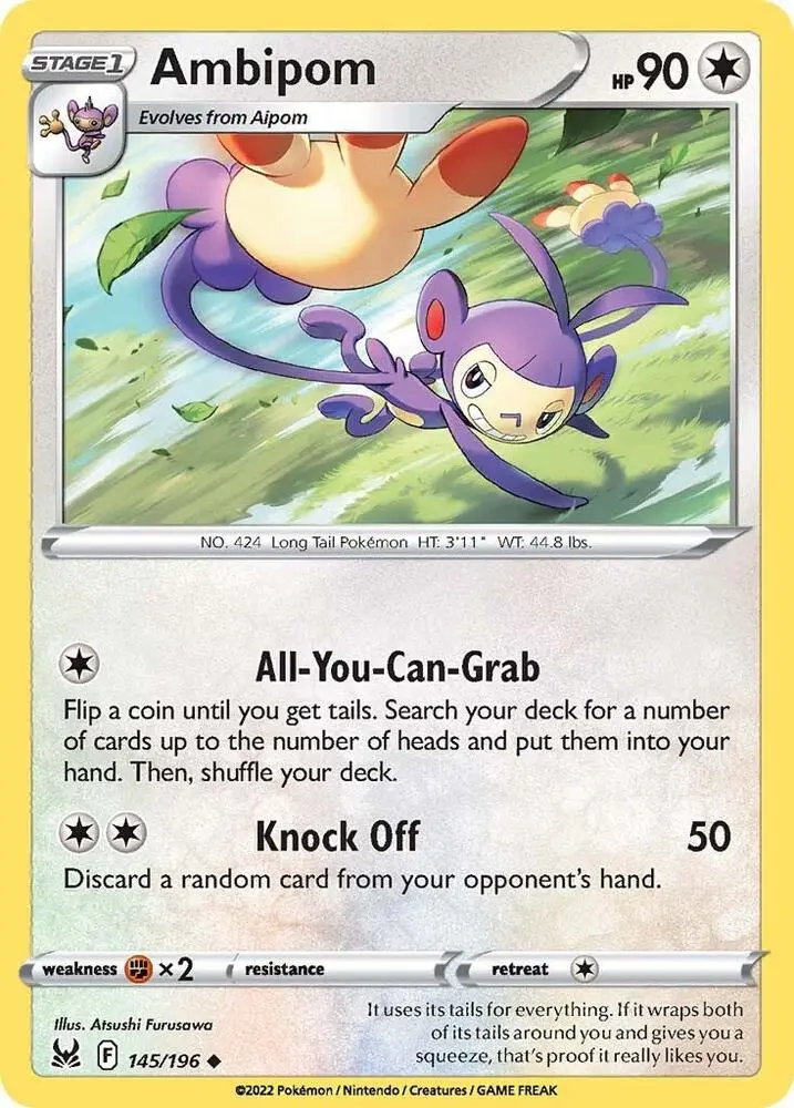 Ambipom, Lost Origin 145/196
