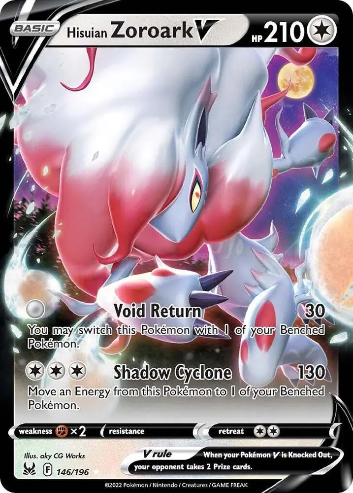 Hisuian Zoroark V, Lost Origin 146/196