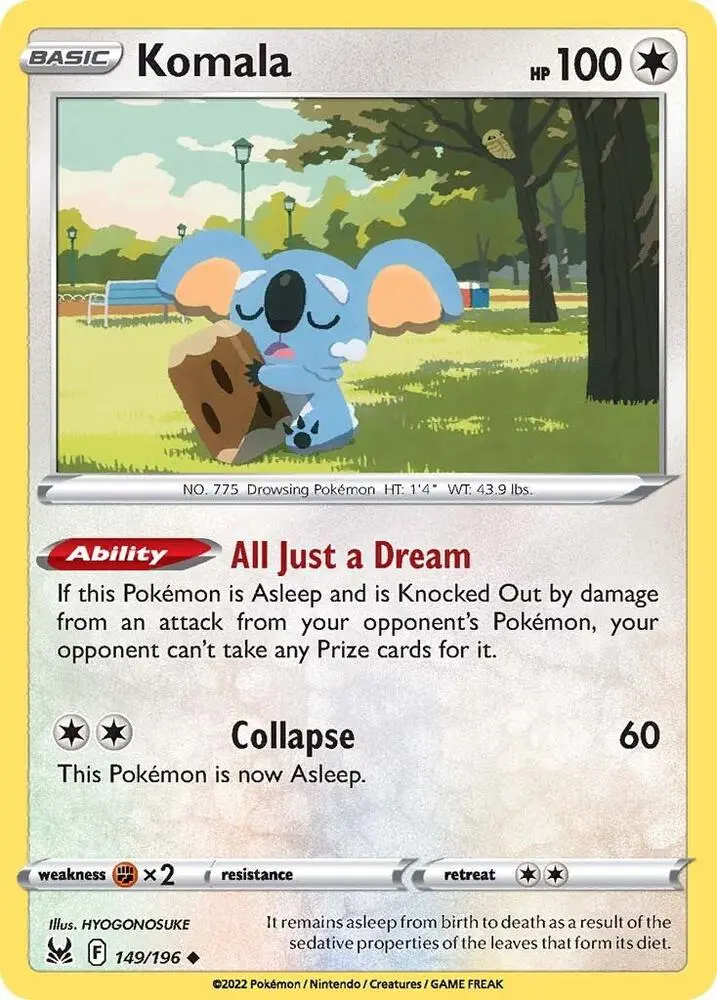 Komala, Lost Origin 149/196