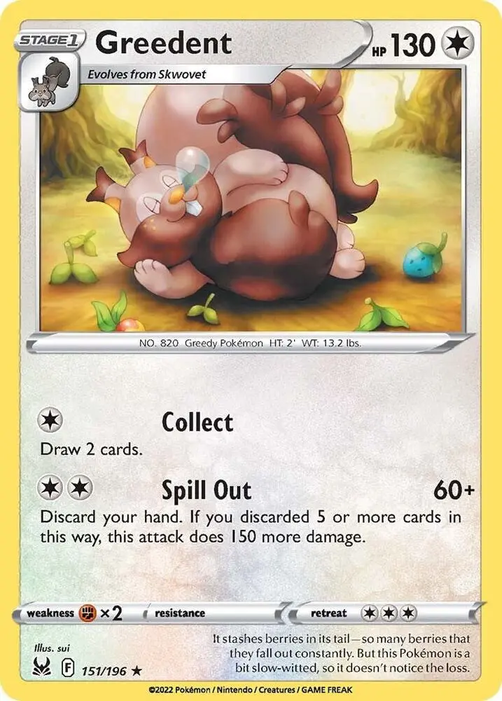 Greedent, Lost Origin 151/196