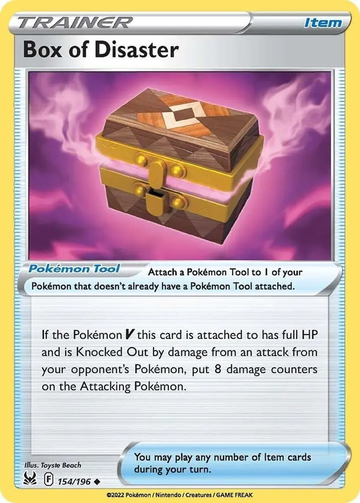Box of Disaster, Lost Origin 154/196