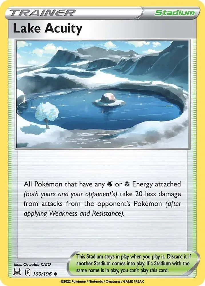 Lake Acuity, Lost Origin 160/196