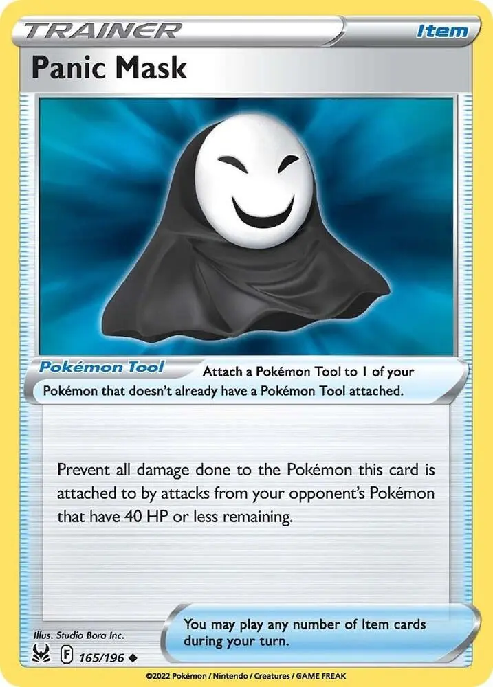 Panic Mask, Lost Origin 165/196
