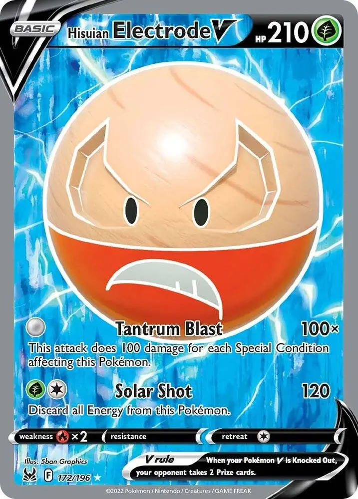 Hisuian Electrode V, Lost Origin 172/196