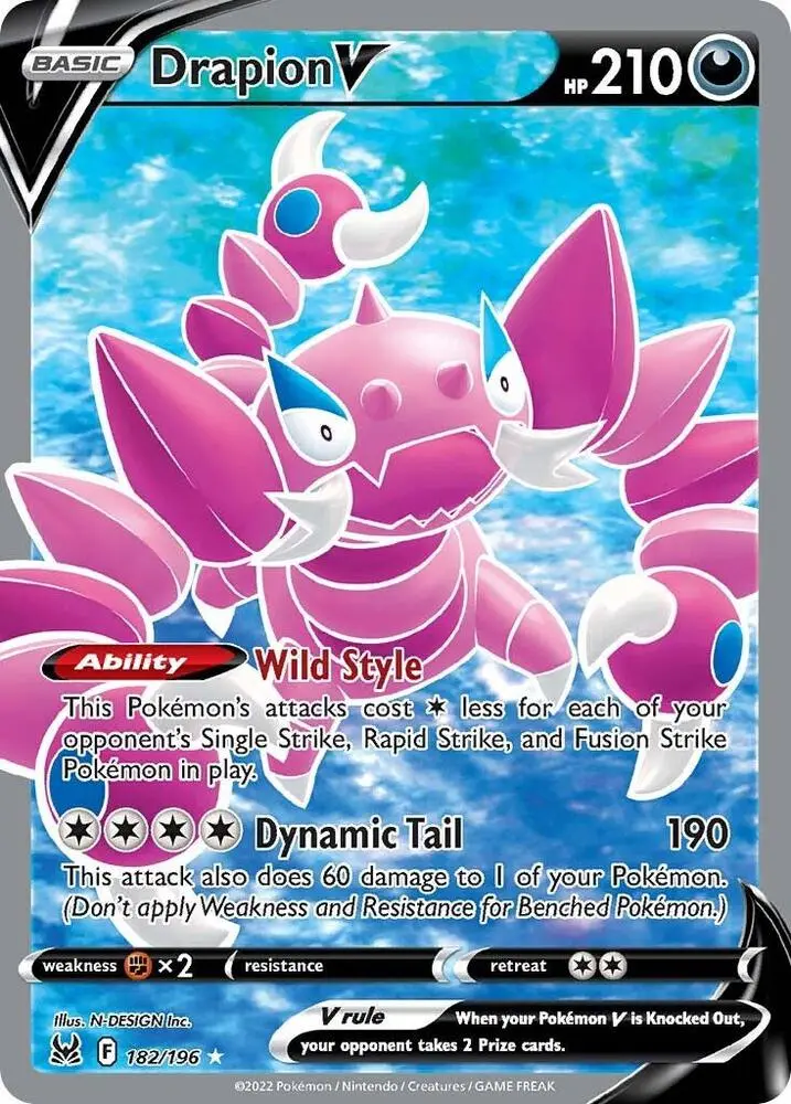 Drapion V, Lost Origin 182/196
