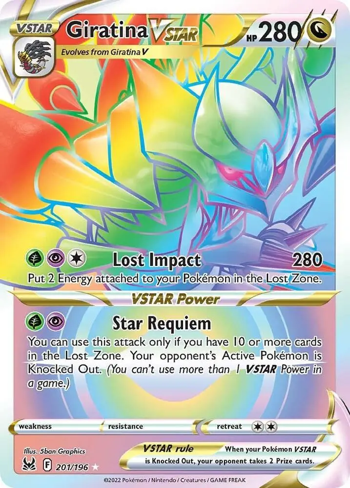Giratina VSTAR, Lost Origin 201/196