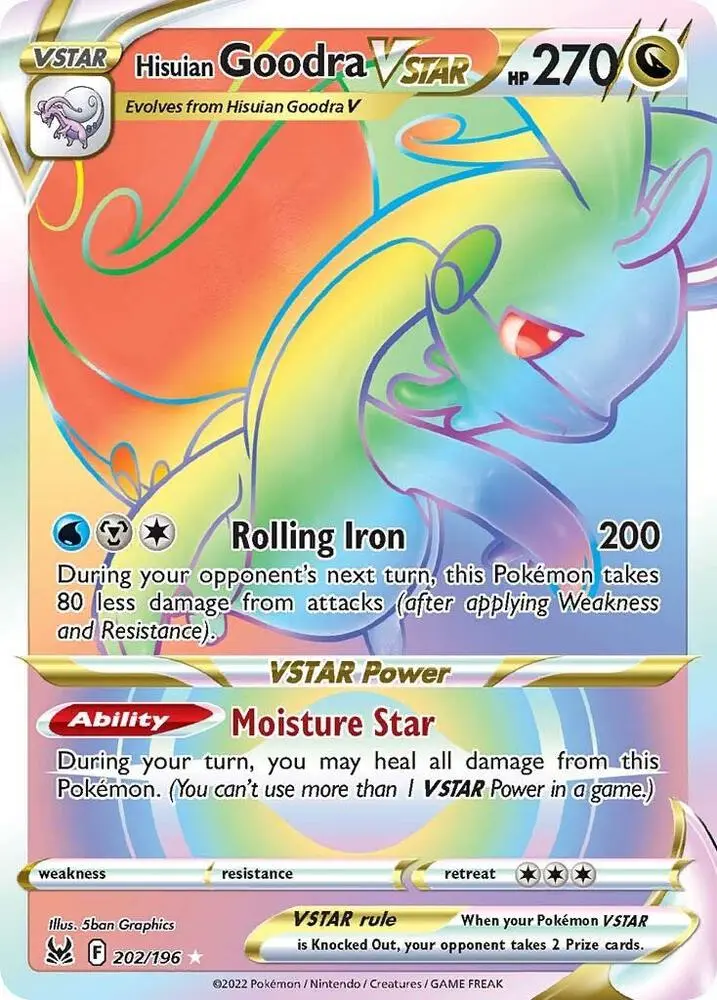 Hisuian Goodra VSTAR, Lost Origin 202/196