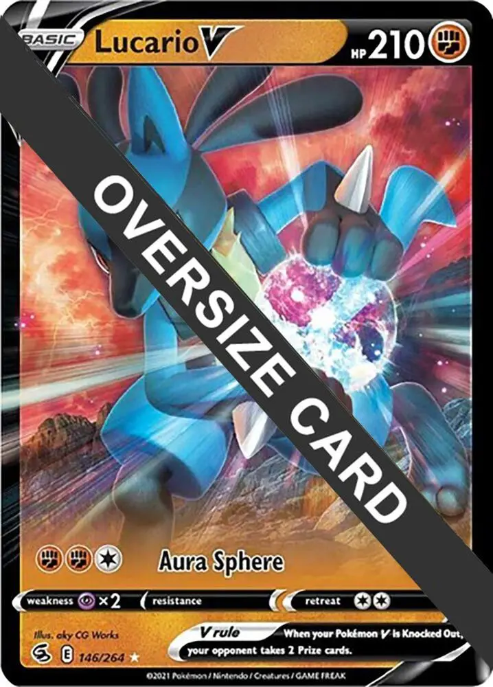Lucario V, Jumbo cards 146/264